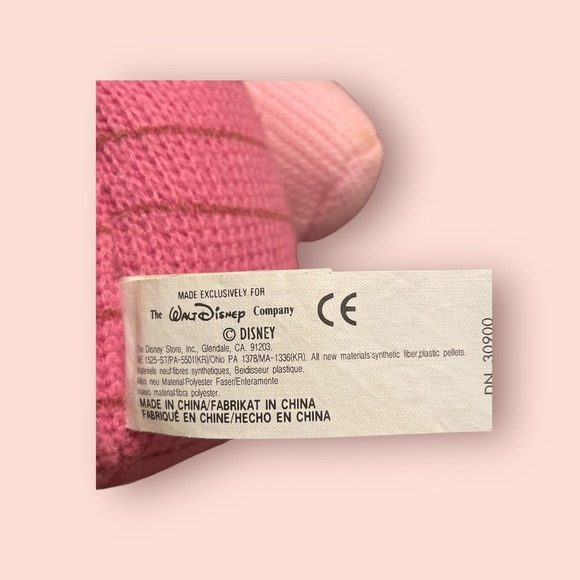 Disney Store Piglet Plush Stuffed Animal Winnie Pooh Ragdoll 12" Toy Figure - Picture 5 of 7